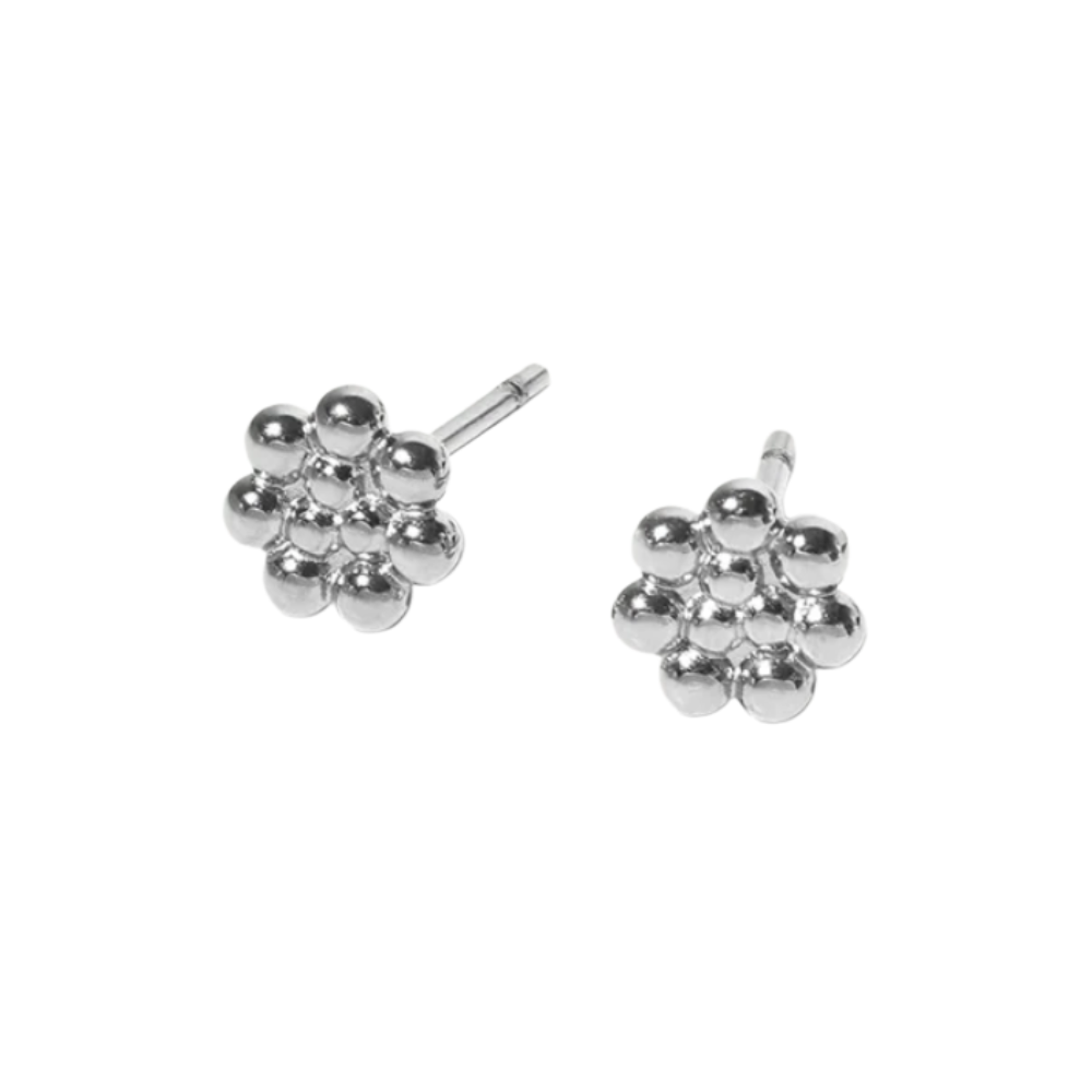 Boucles d'oreilles élégantes en forme de fleur