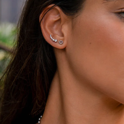 Boucles d'oreilles pendantes éblouissantes inspirées des météores
