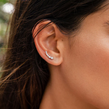 Boucles d'oreilles pendantes éblouissantes inspirées des météores