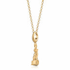 Collier pendentif suricate en argent sterling plaqué or 40 cm 45 cm 61 cm Bijou animal